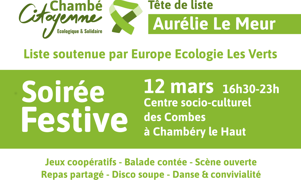 Soirée festive au centre social des combes le 12 mars 2020 de 16h30 à 23h00. Temps familial et festif !